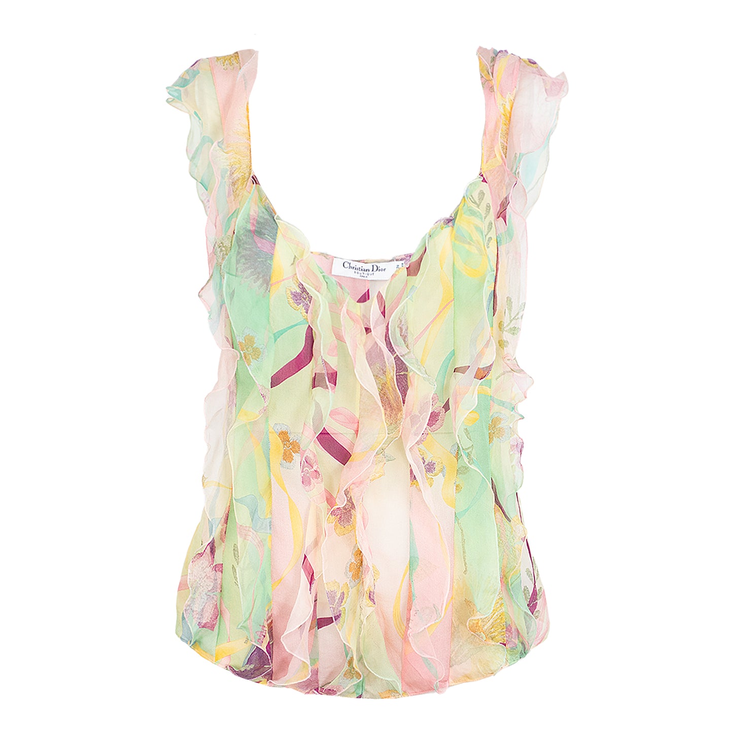 SS 2003 Silk Patchwork Top
