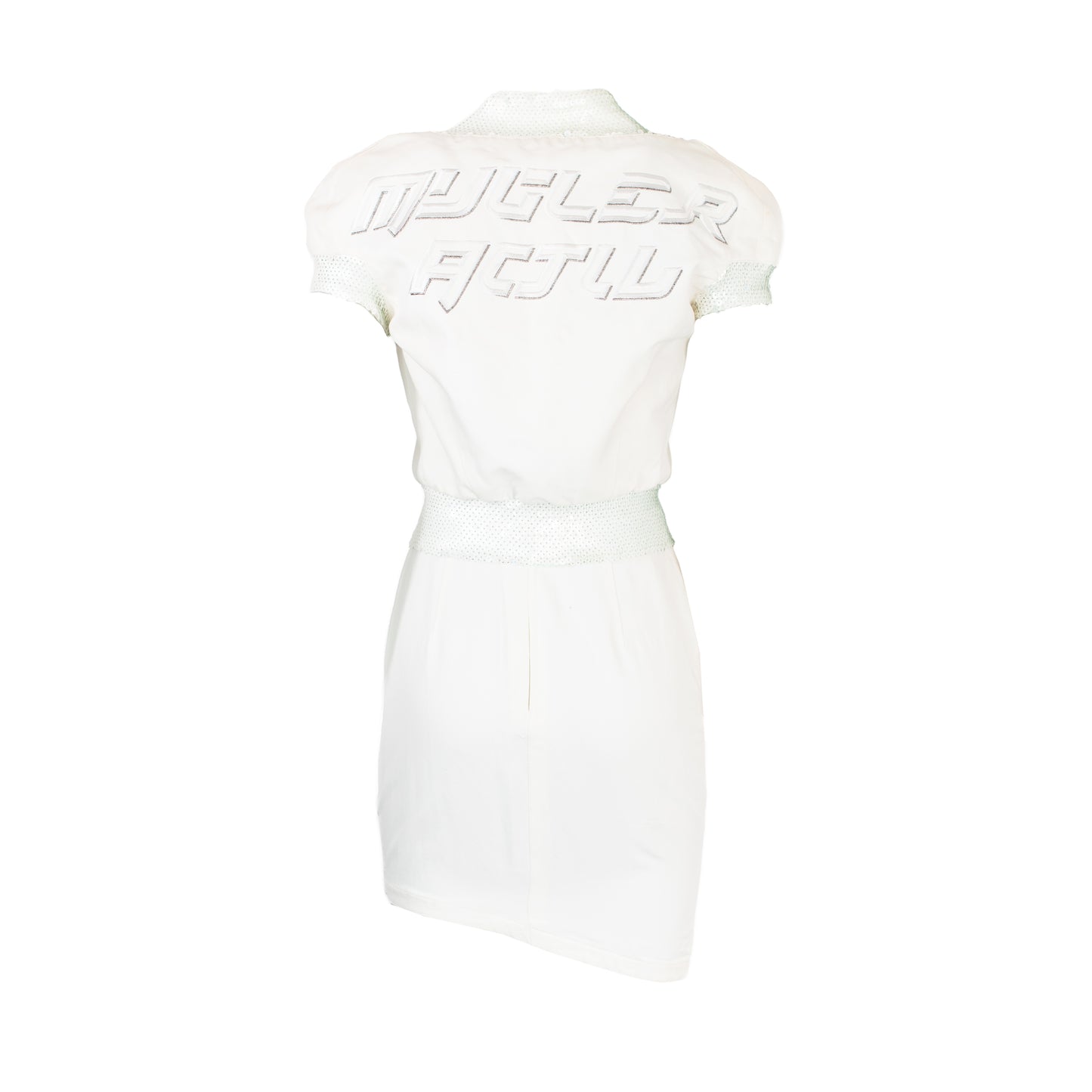 90’s White Structured Jacket and Skirt Set