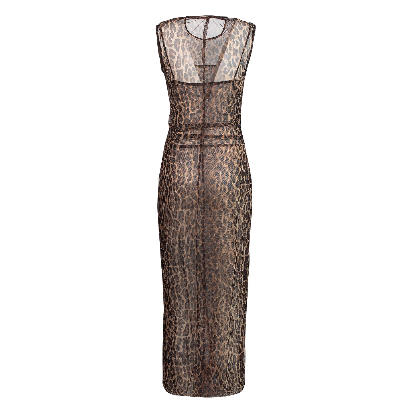 FW 1997 Leopard Mesh Dress