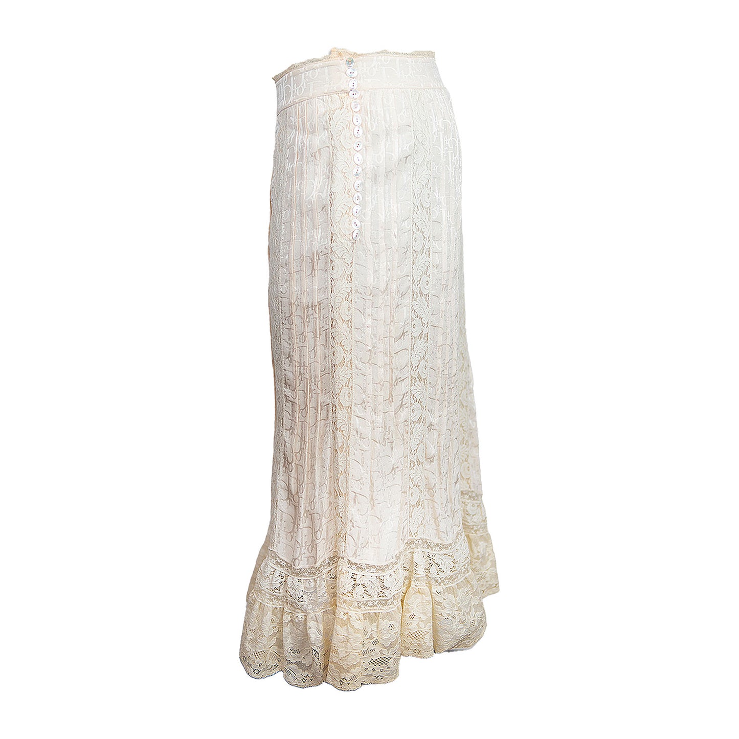 Resort SS 2004 Monogram Lace Skirt