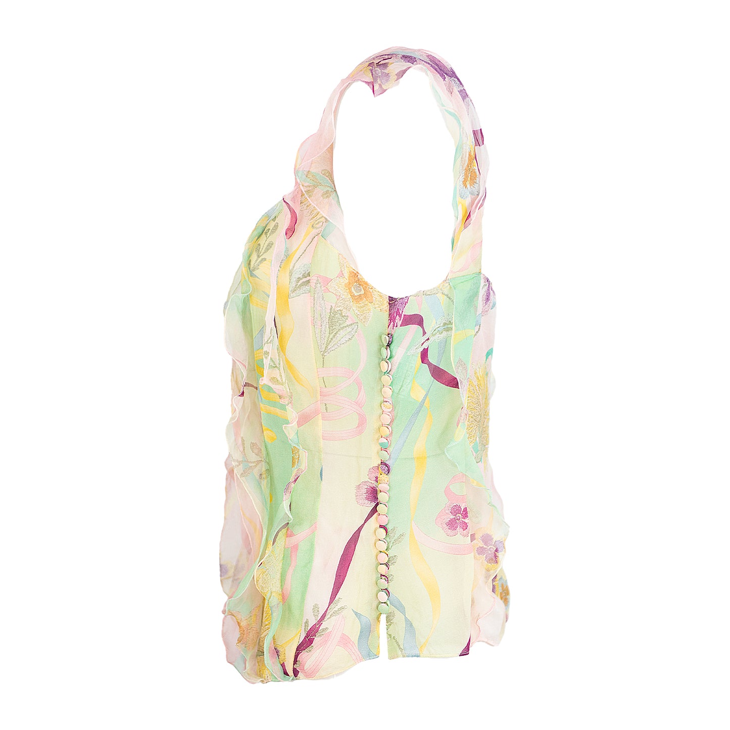 SS 2003 Silk Patchwork Top