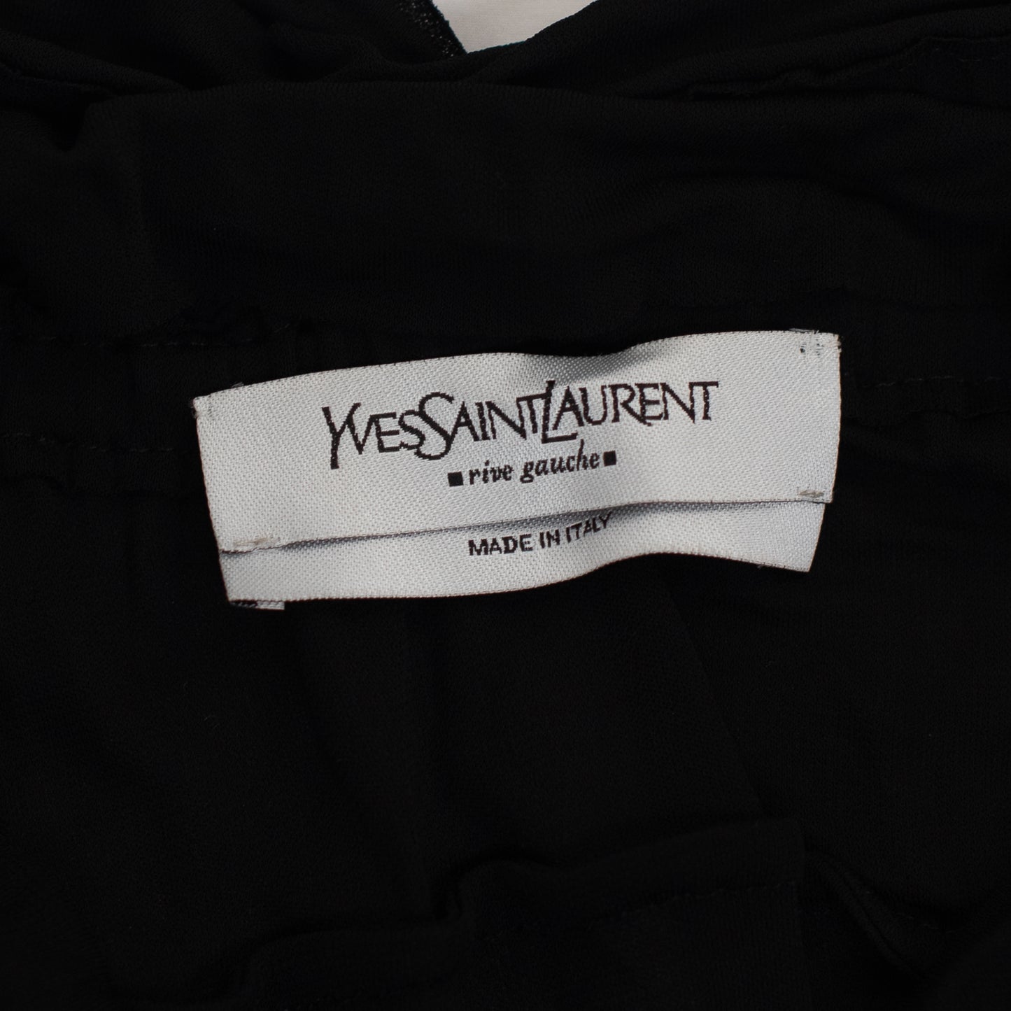 FW 2001 Black Ruffle Dress