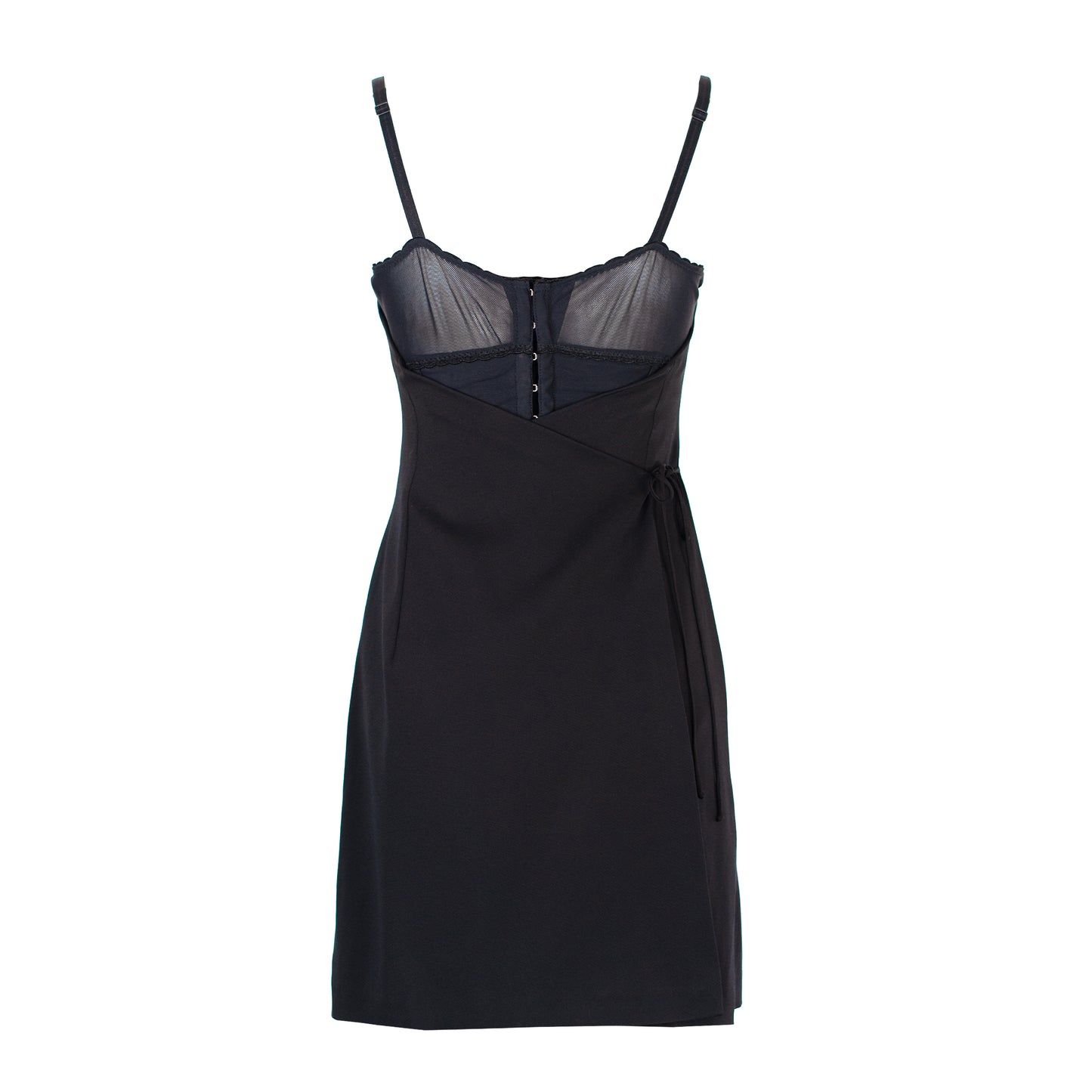 FW 1997 Black Dress with Built-in Corset