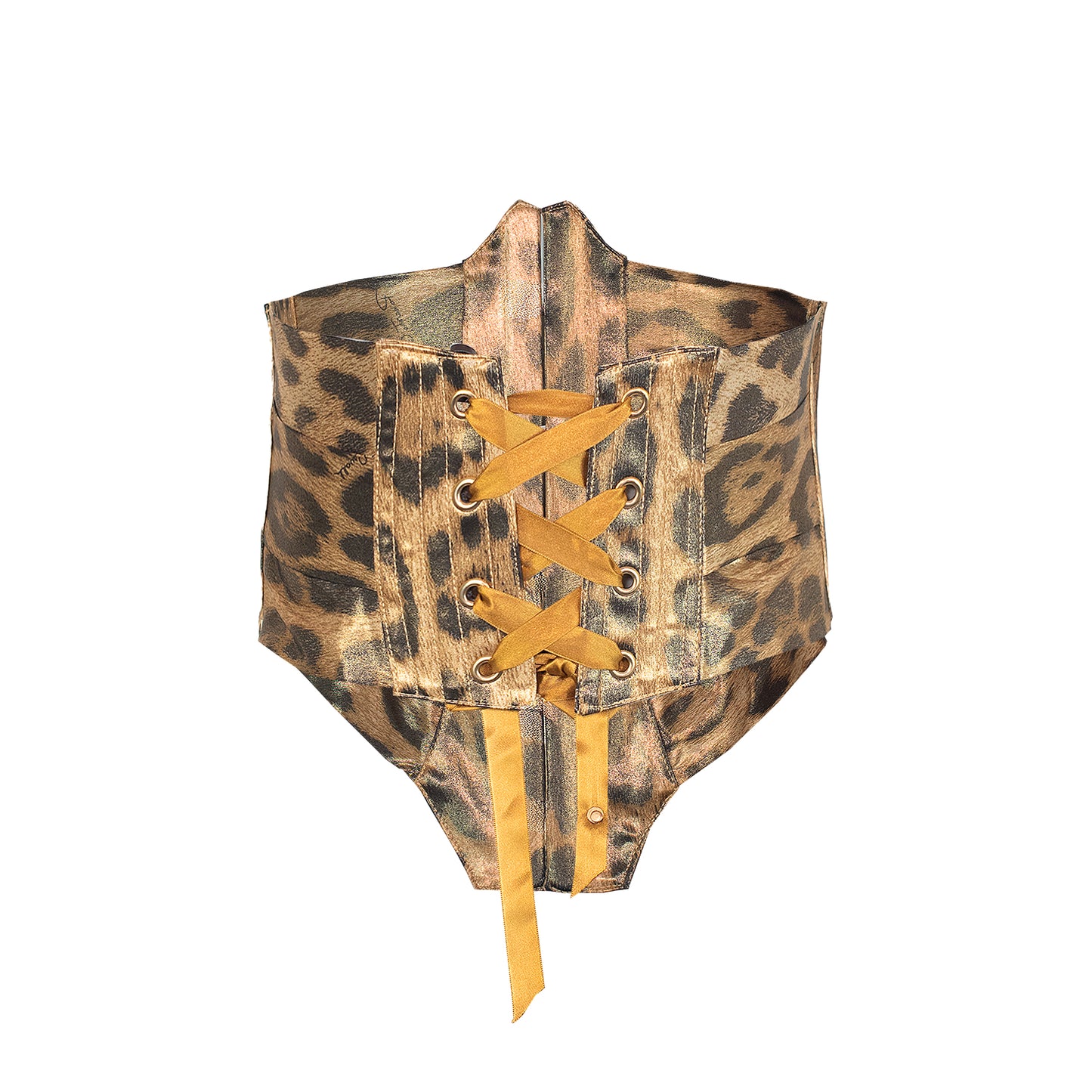 SS 2003 Leopard Silk Corset