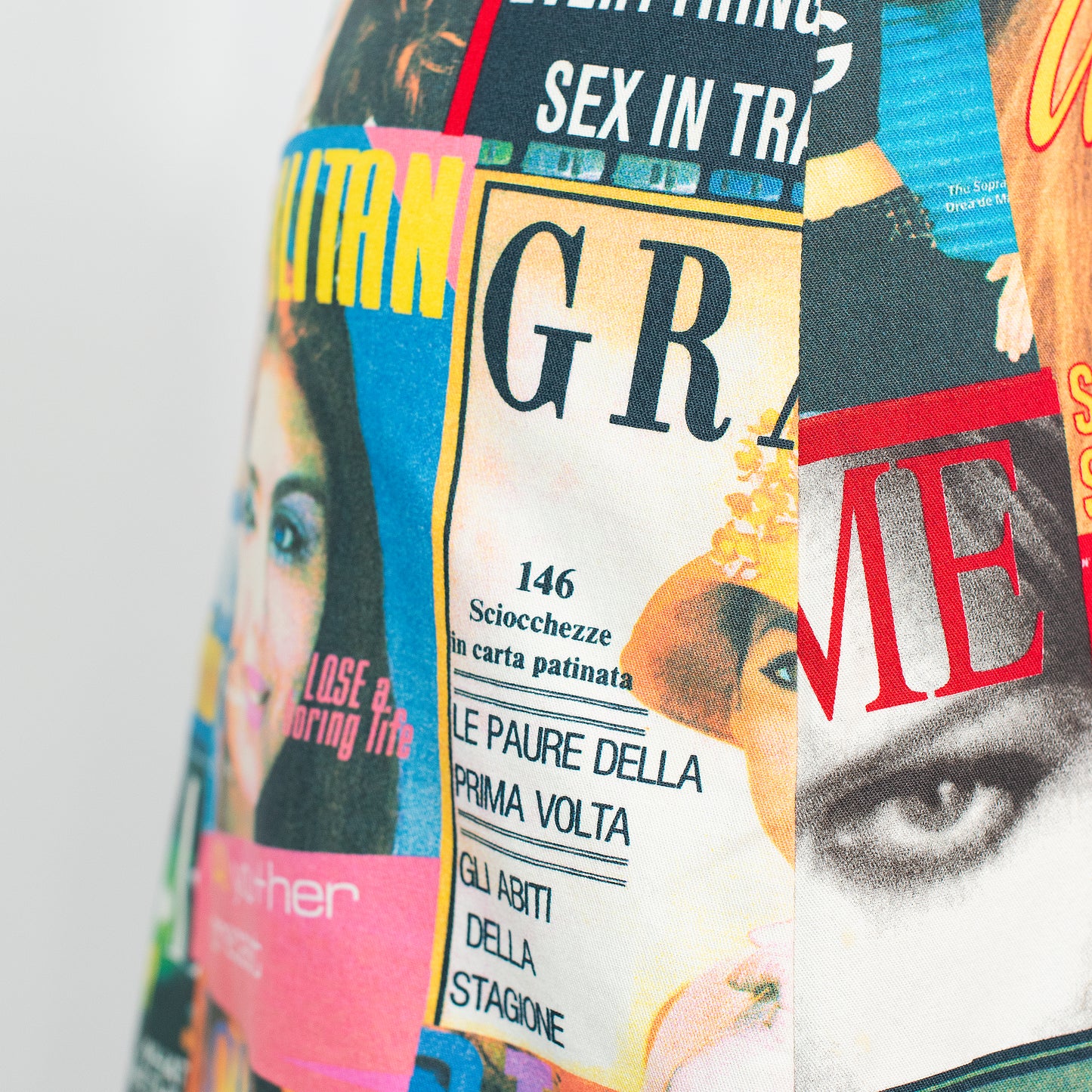 '00s Poster Magazine Skirt