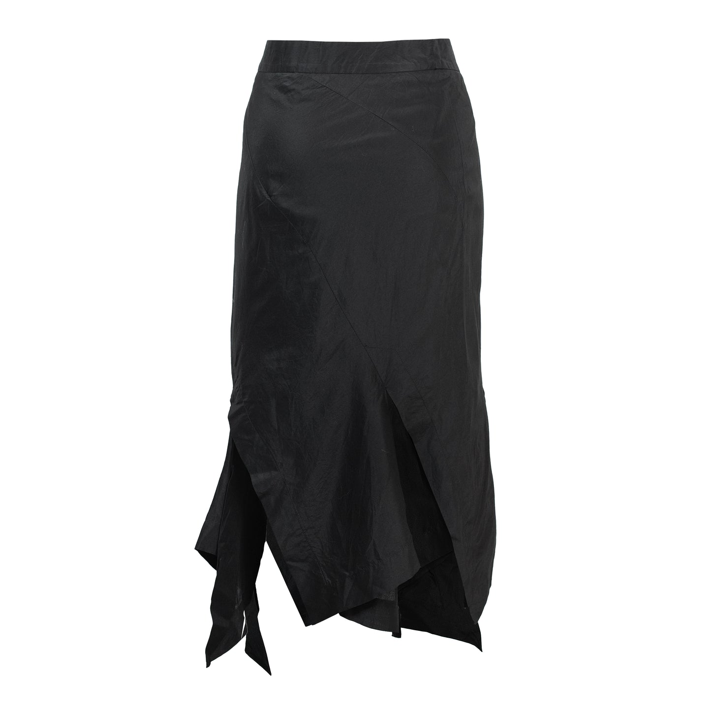 00's Black Twist Skirt