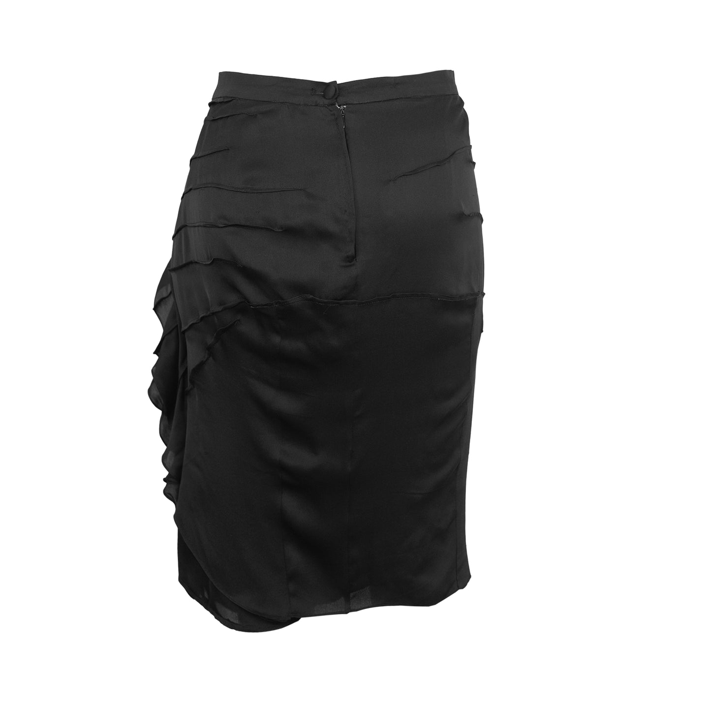 SS 2003 Rouches Silk Skirt