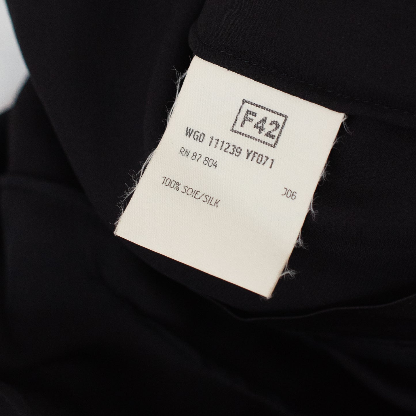 SS 2003 Rouches Silk Skirt