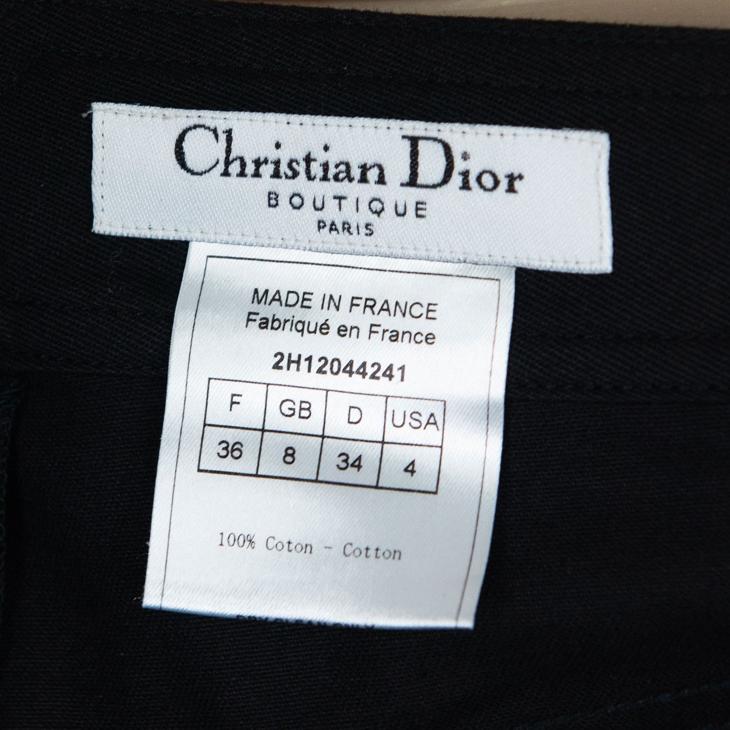 FW 2002 Embellished Plate Logo Pants