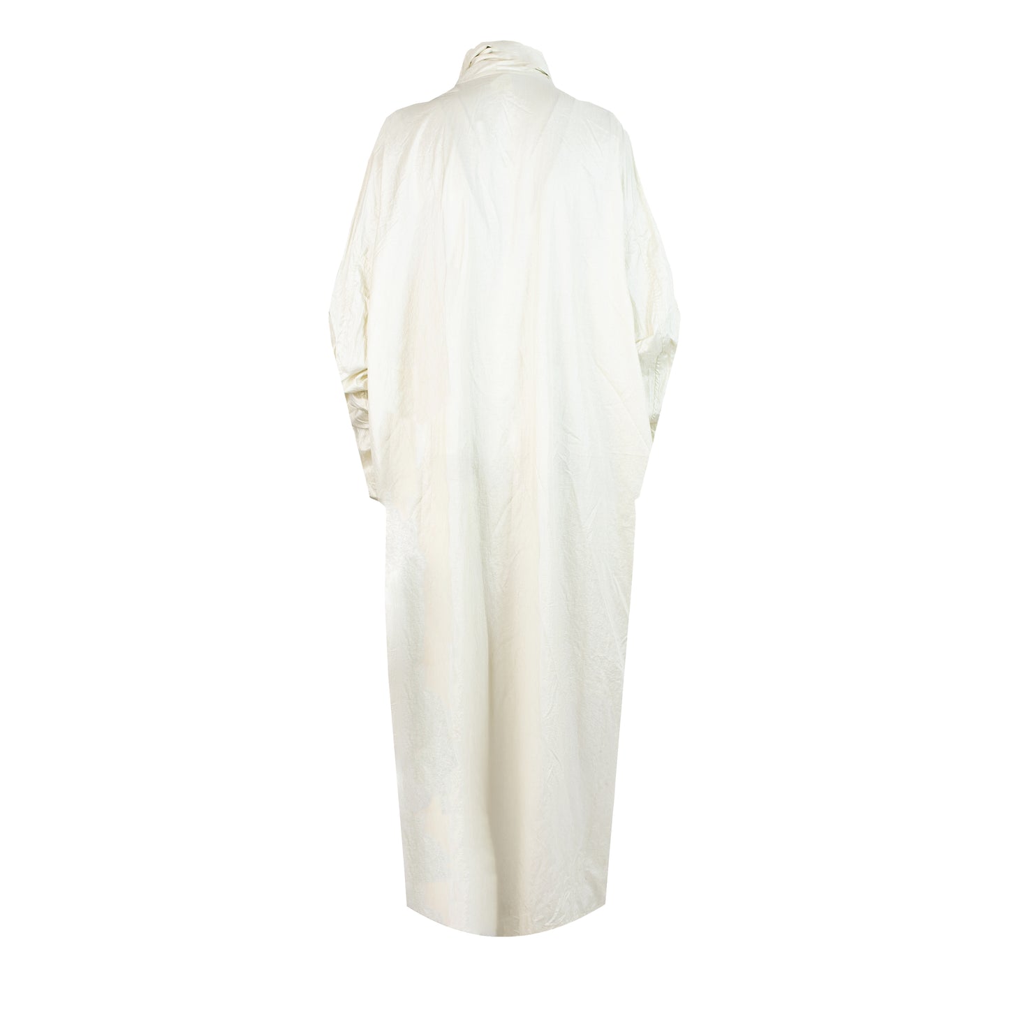 80's Off White Nylon Trench