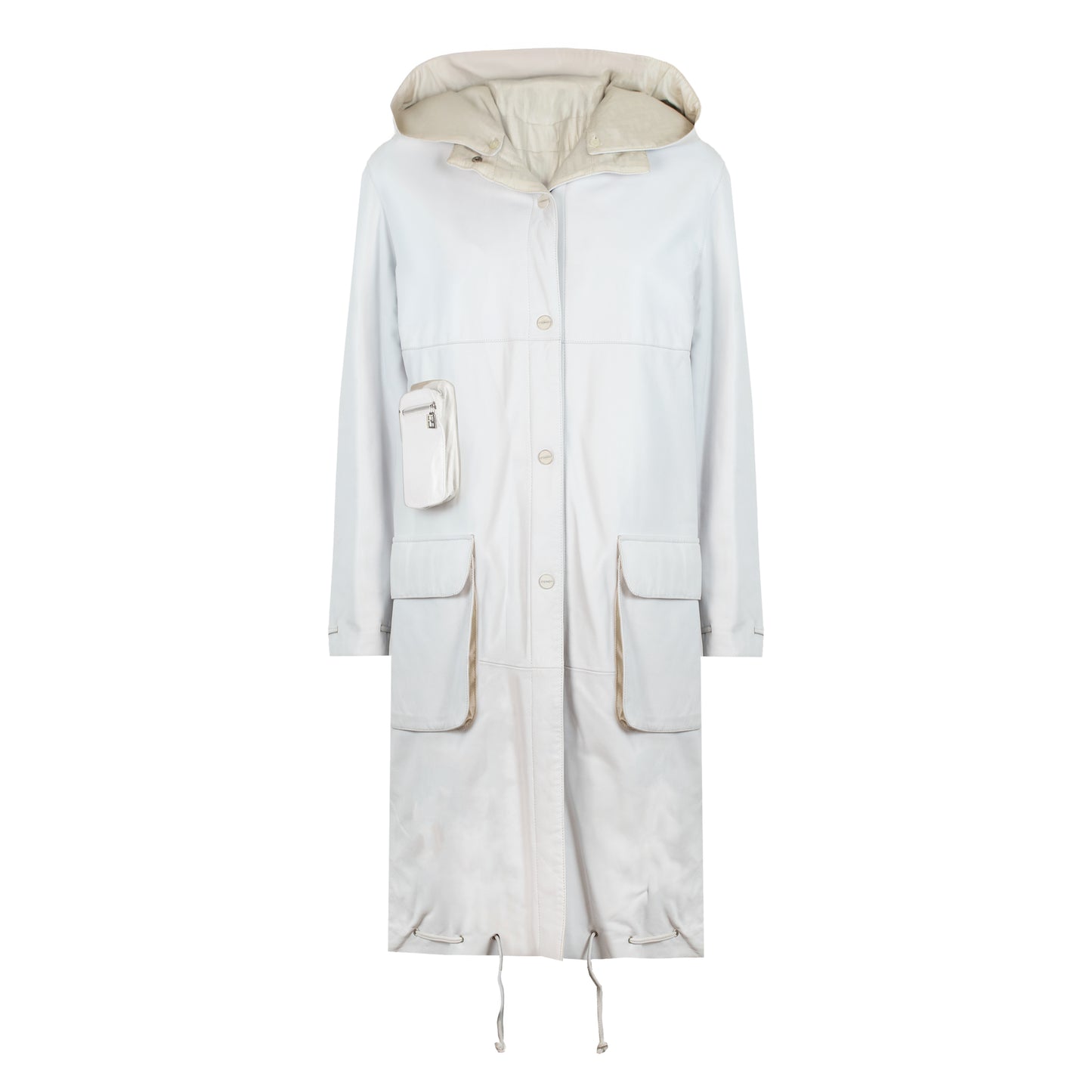 00's Reversible Leather Utility Coat and Zucca Mesh