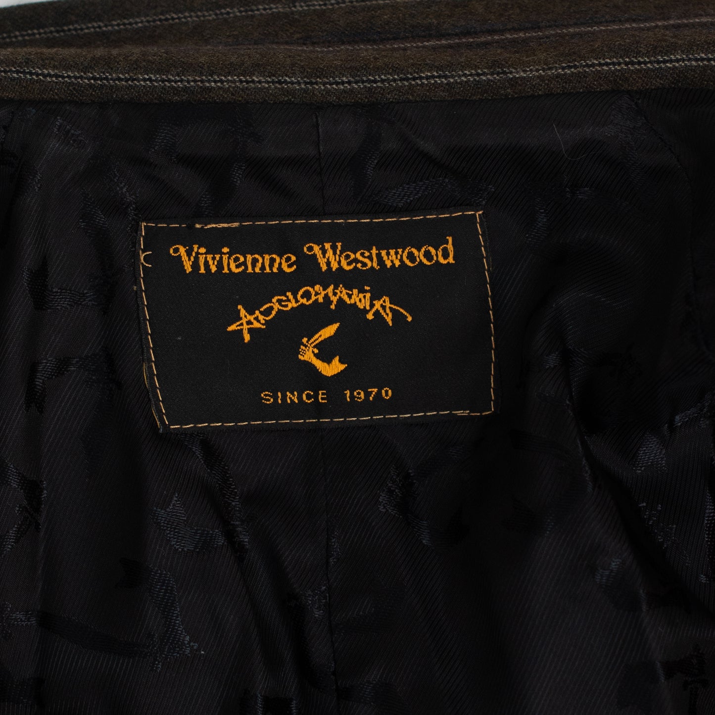 FW 2002 Brown Stripes Jacket
