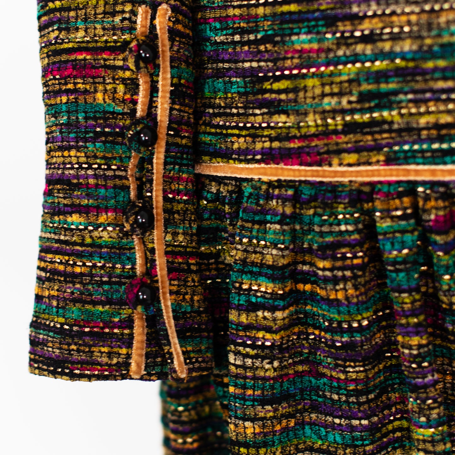 FW 1994 Handmade Multicolor Dress