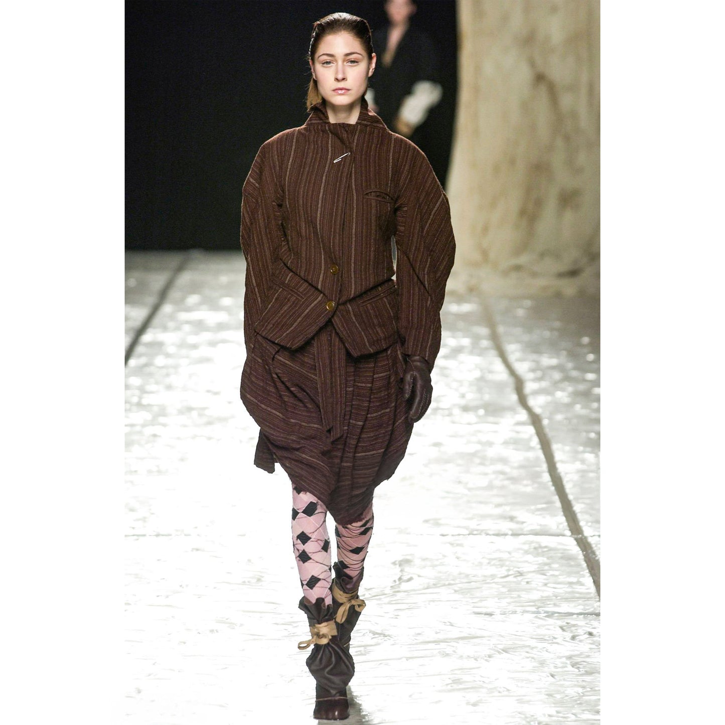 FW 2002 Brown Stripes Jacket