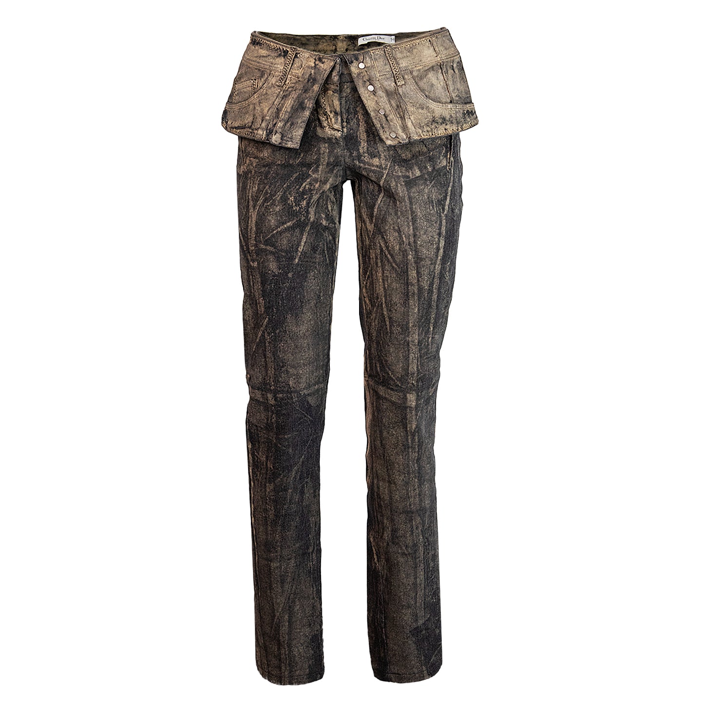 FW 2006 Painted Denim Trousers