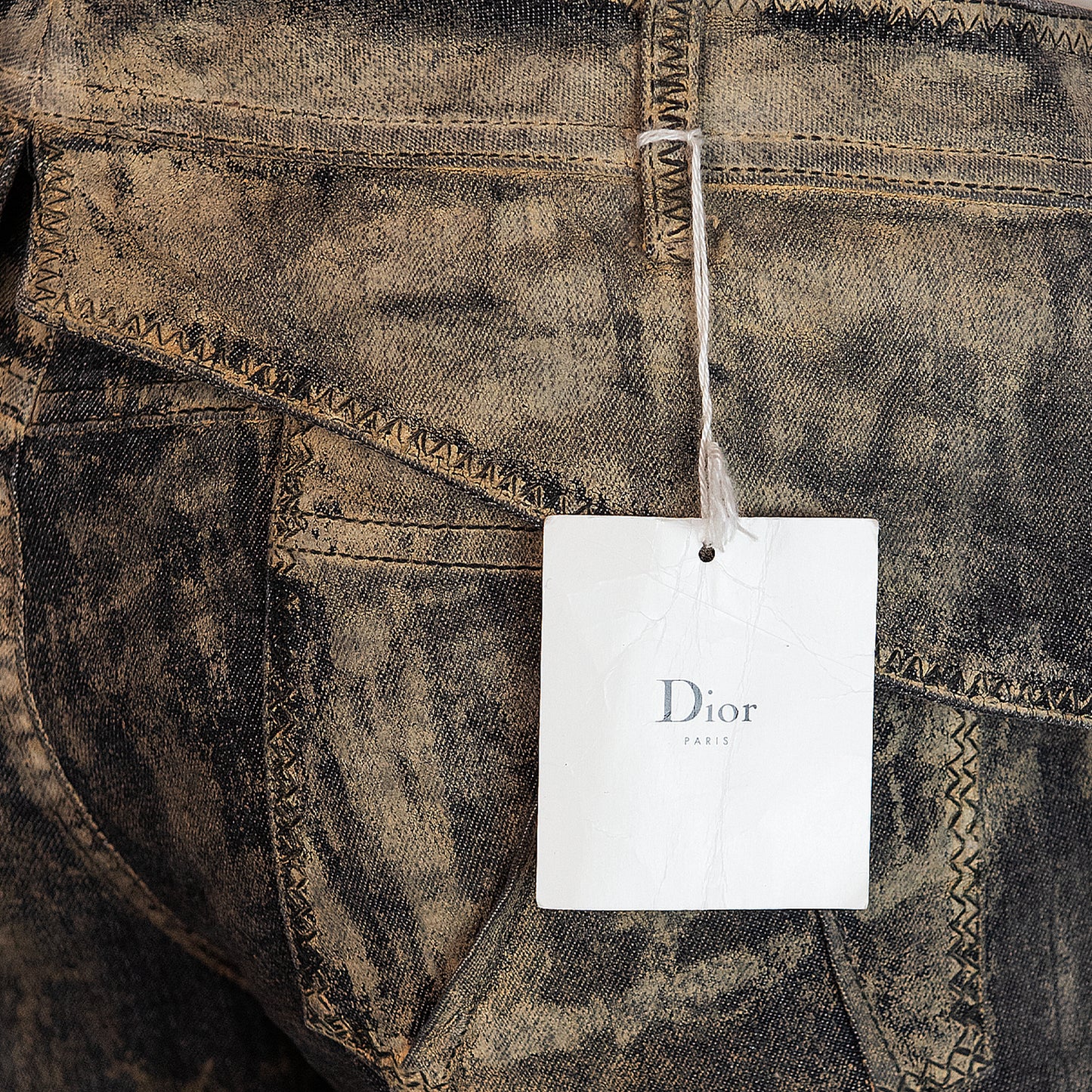 FW 2006 Painted Denim Trousers