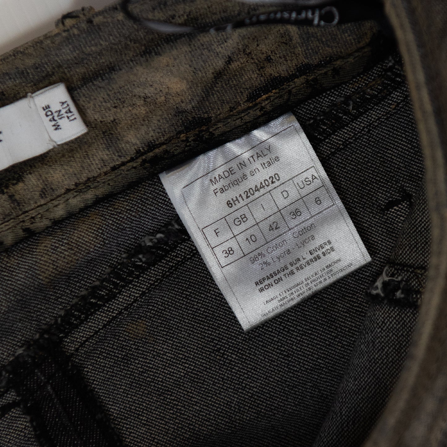 FW 2006 Painted Denim Trousers