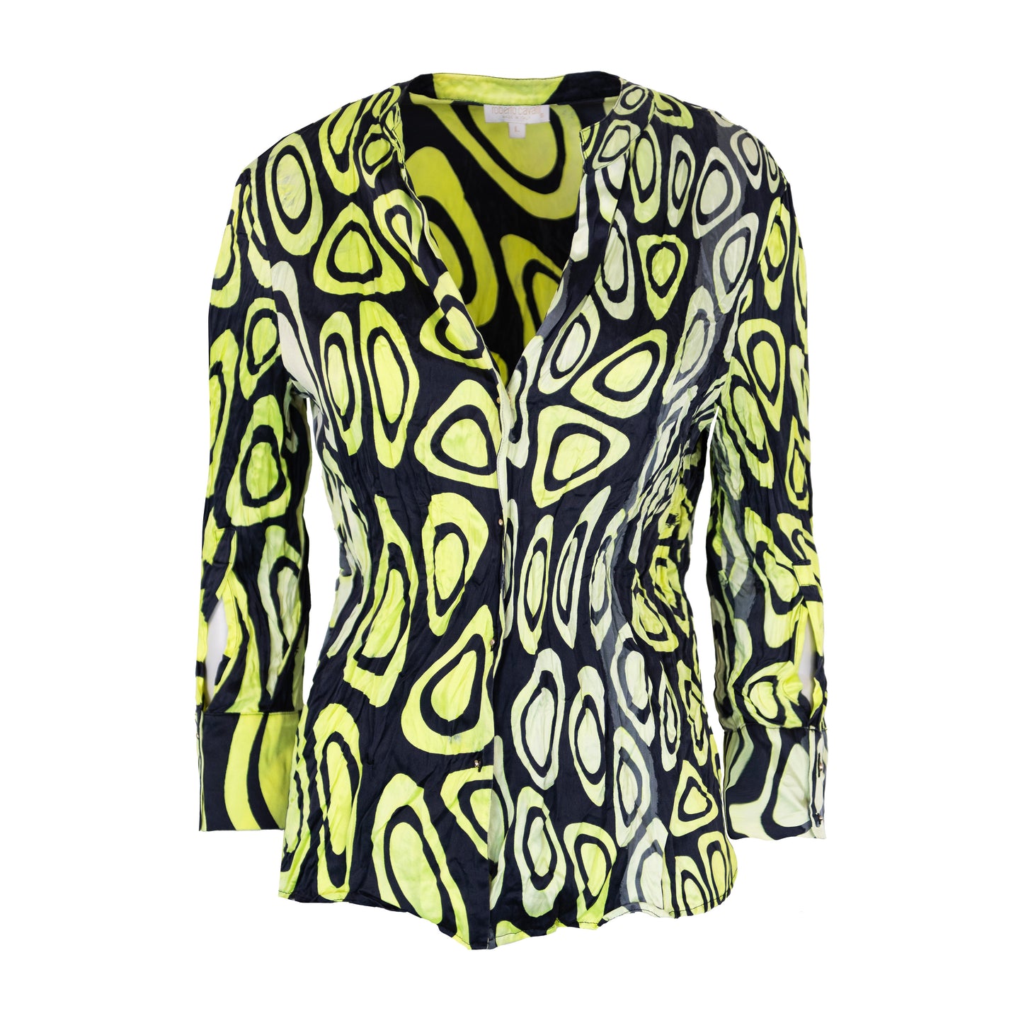 SS 2001 Silk Black And Yellow Shirt