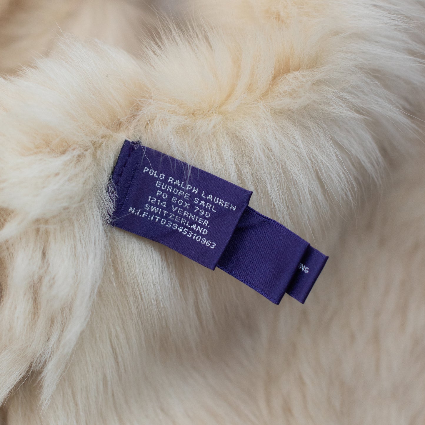 00's Embroidered Suede Shearling Vest