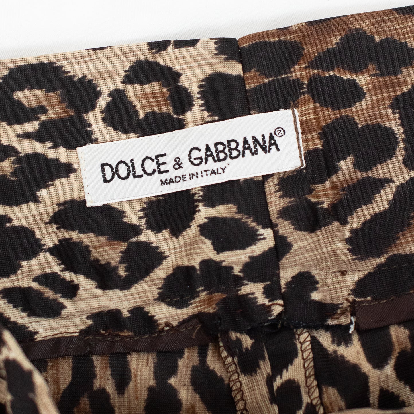 FW 1999 Nylon Leopard Pants