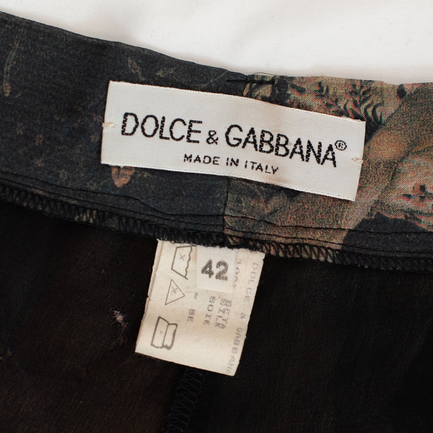 FW 1992 Birth of Venus Silk Pants
