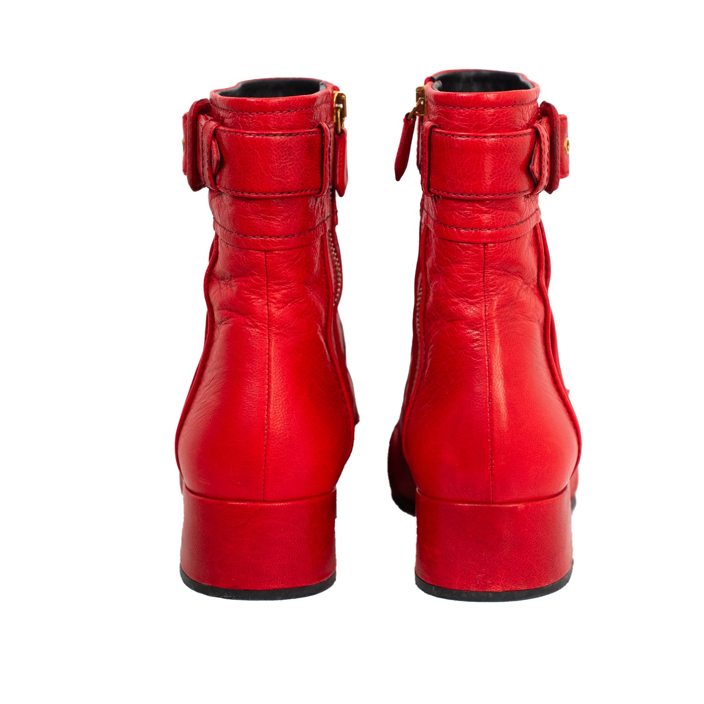 FW 2017 Capra Old Red Ankle Boots
