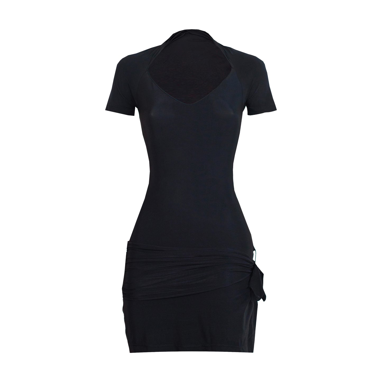FW 2003 Wrap Belt Swarovski Dress