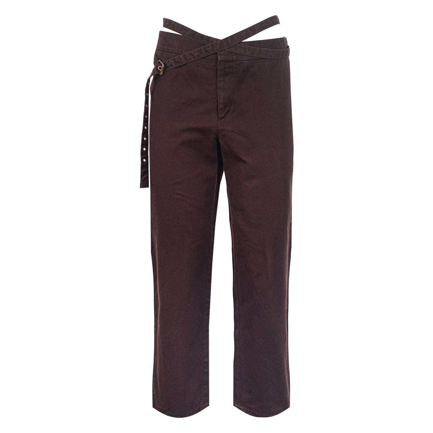 SS 2002 Brown Trousers With Belt