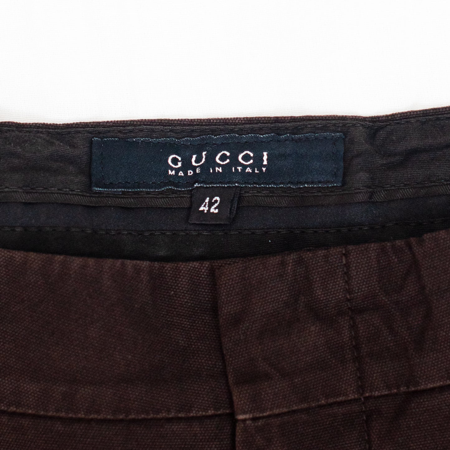 SS 2002 Brown Trousers With Belt