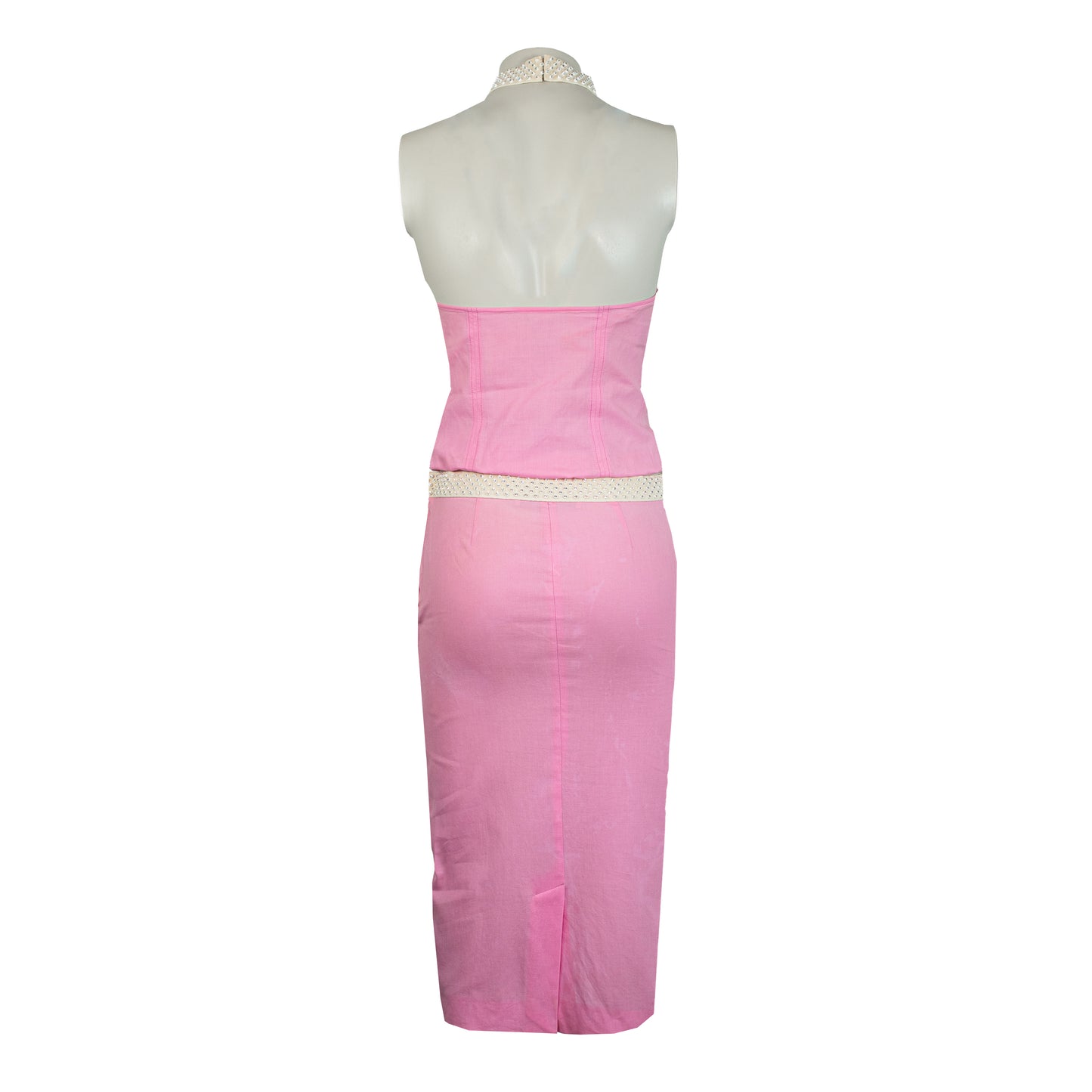 SS 2000 Pink Cotton Two-Piece Set