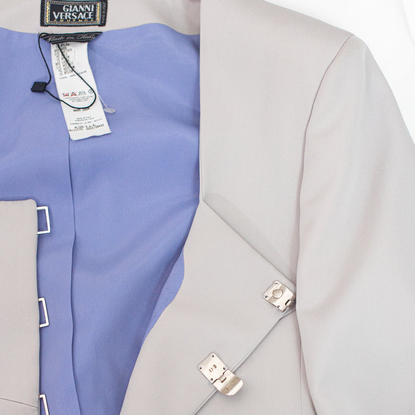 FW 1998 Geometric Grey Tailleur
