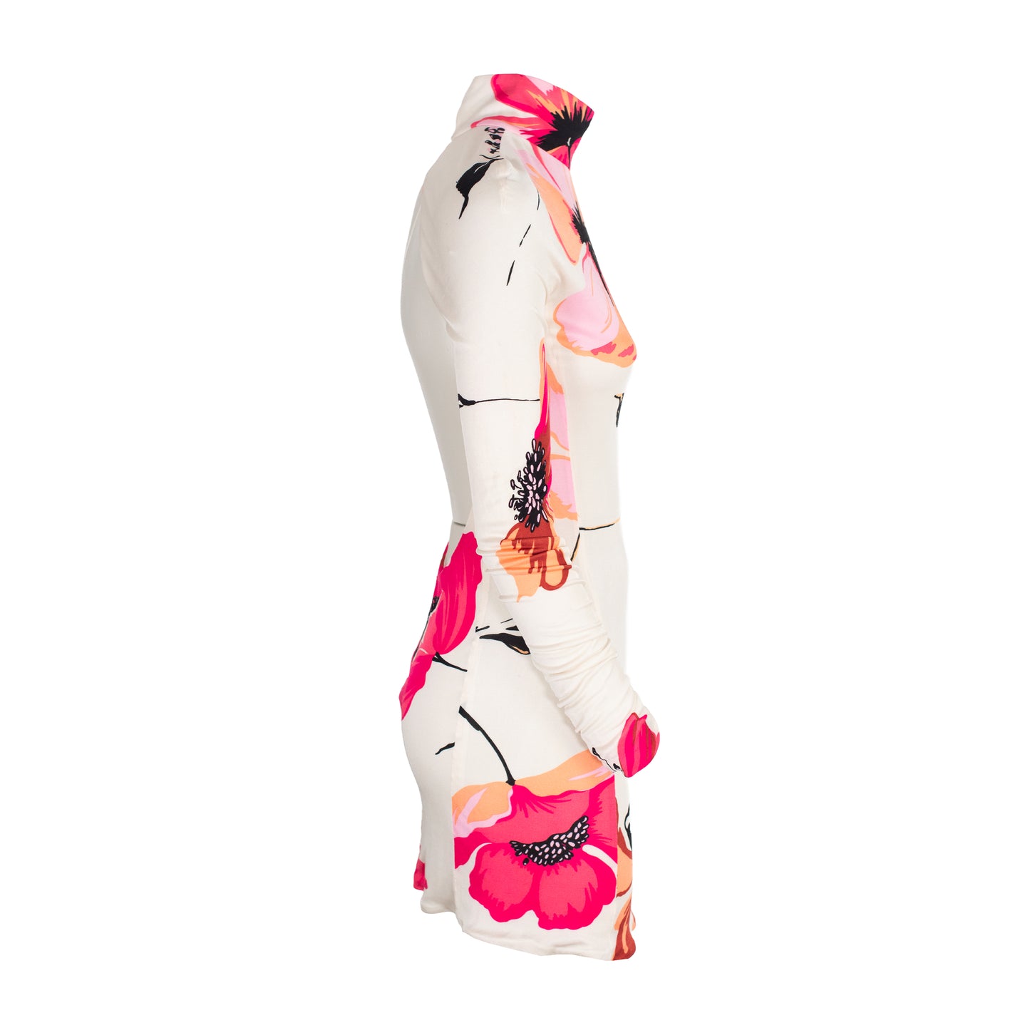 SS 2001 Flower Silk Dress