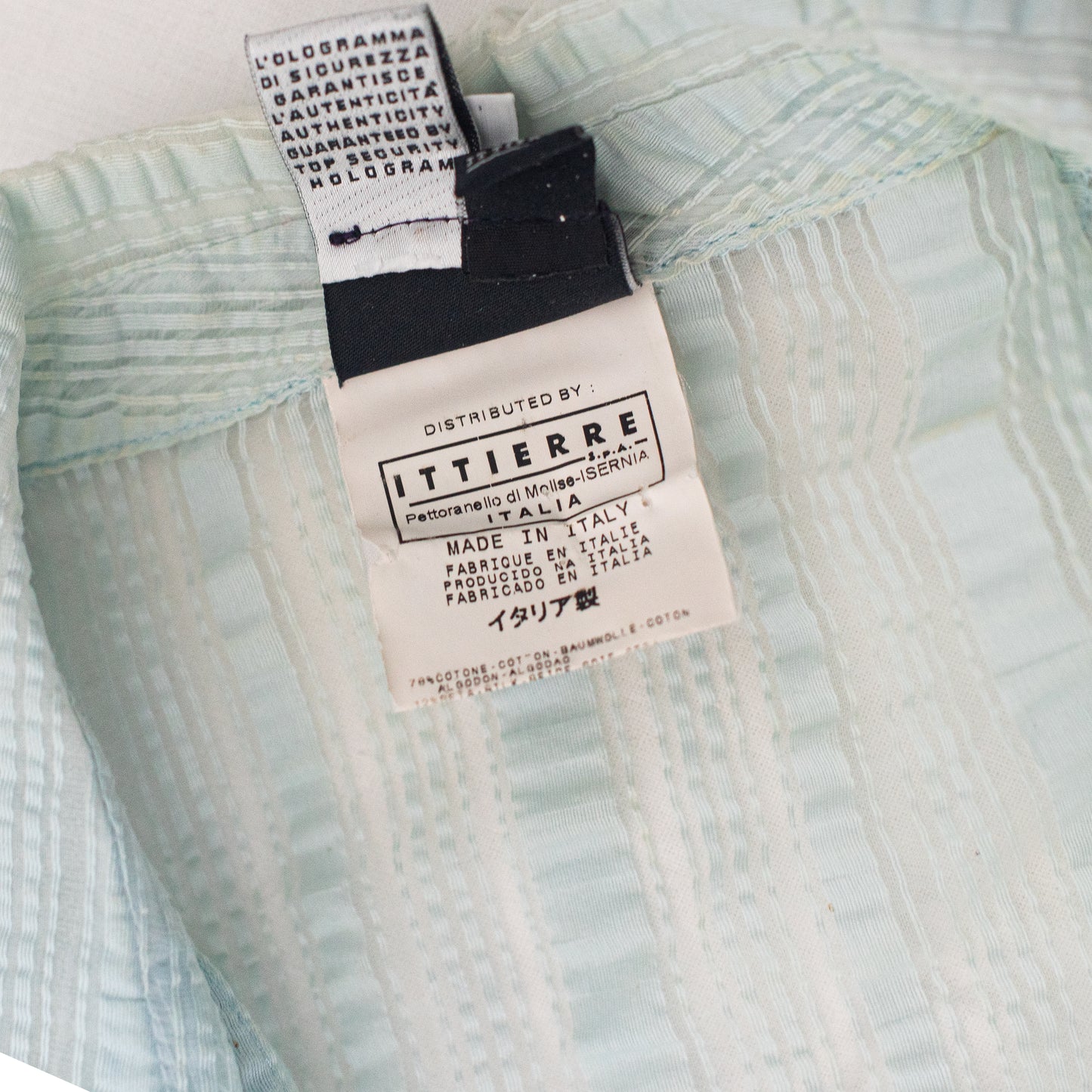 SS 2006 Sheer Light Blue Shirt