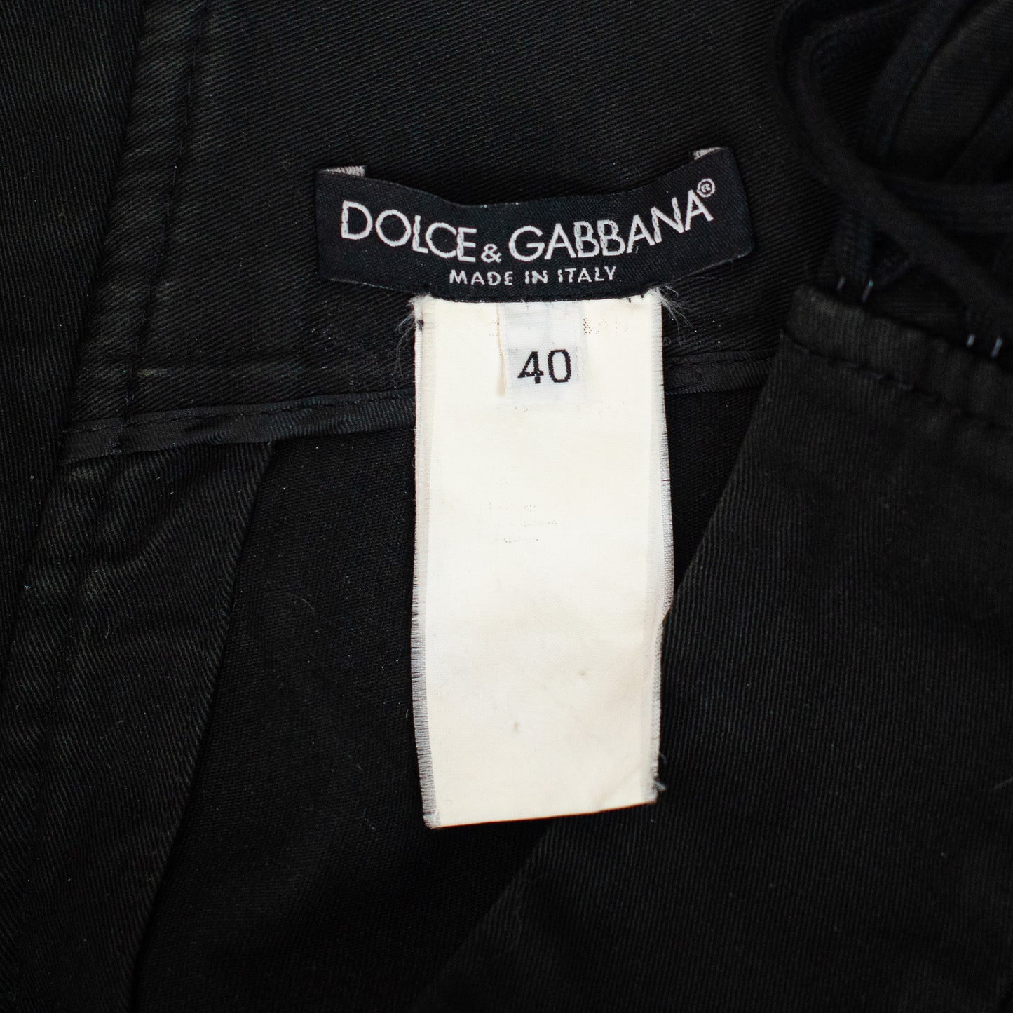 SS 2003 Bondage Lace-Up Black Pants