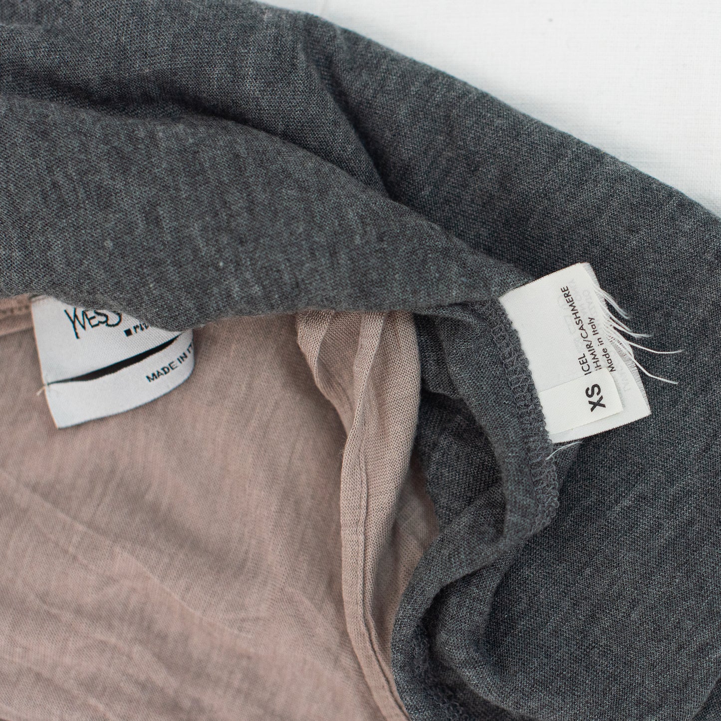 90’s Cashmere Set Sleeve, Top and Collar