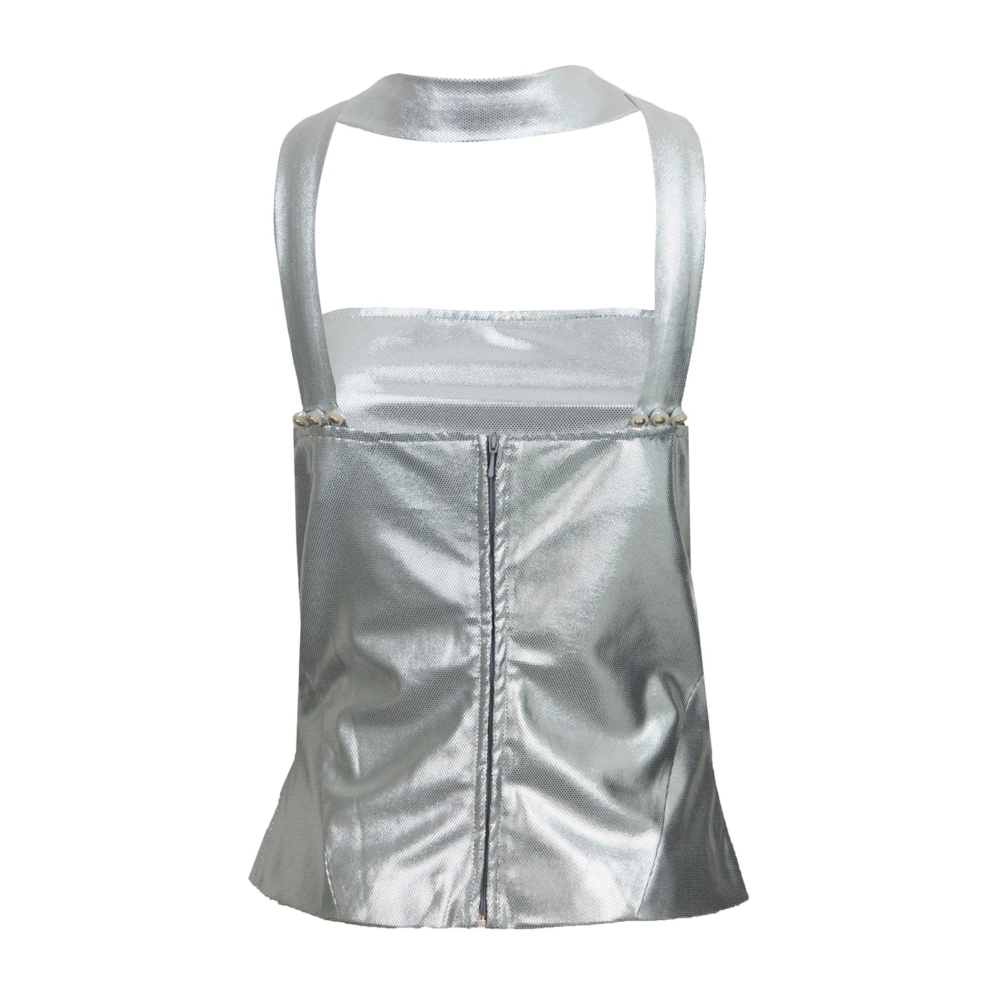 00's Metallic Top