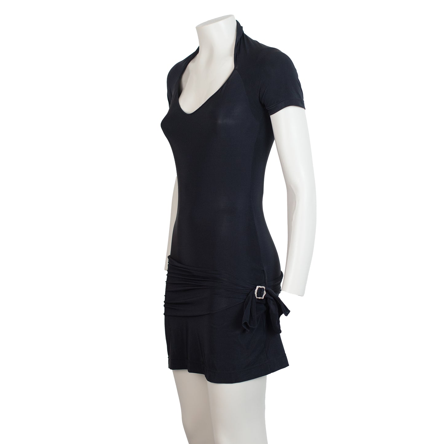 FW 2003 Wrap Belt Swarovski Dress