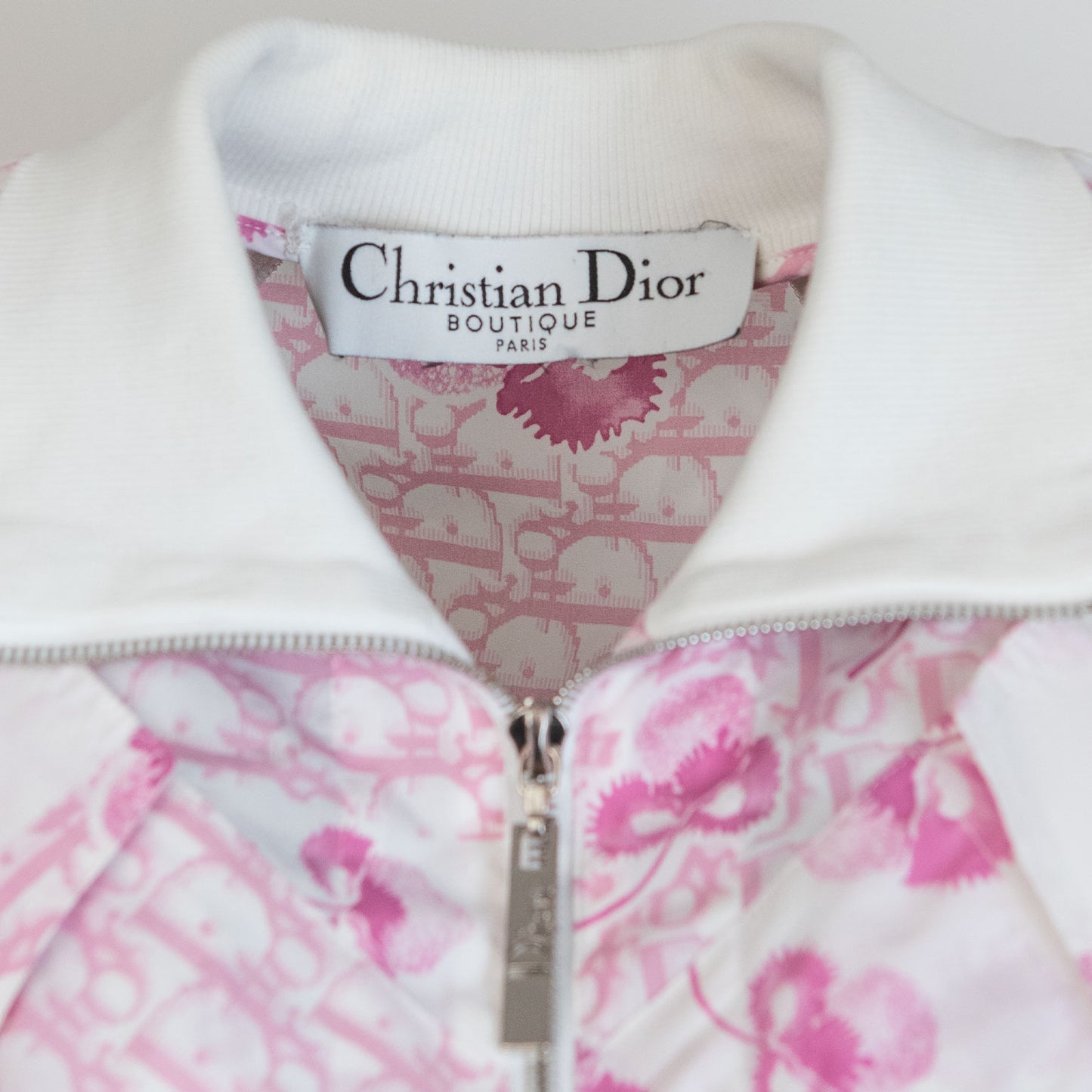 Resort SS 2005 Logo Flowers Bomber Jacket