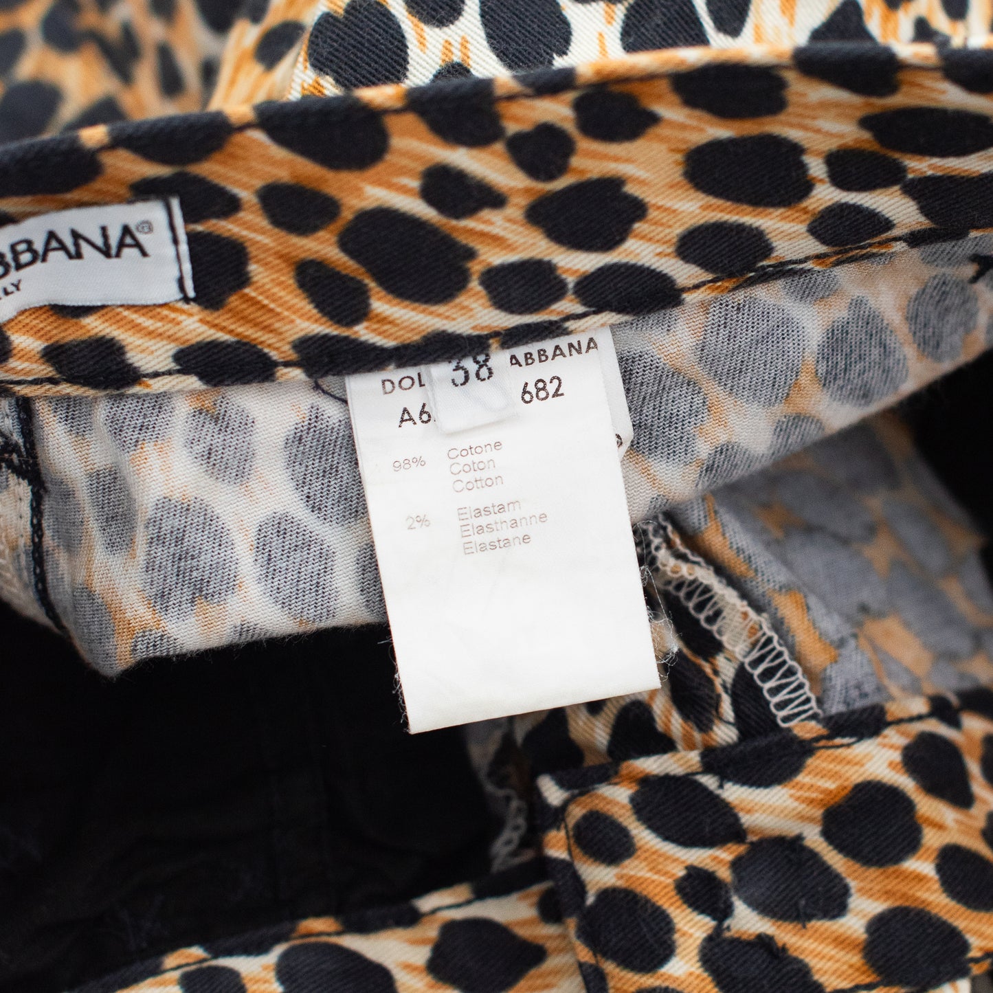 FW 1999 Leopard Jeans