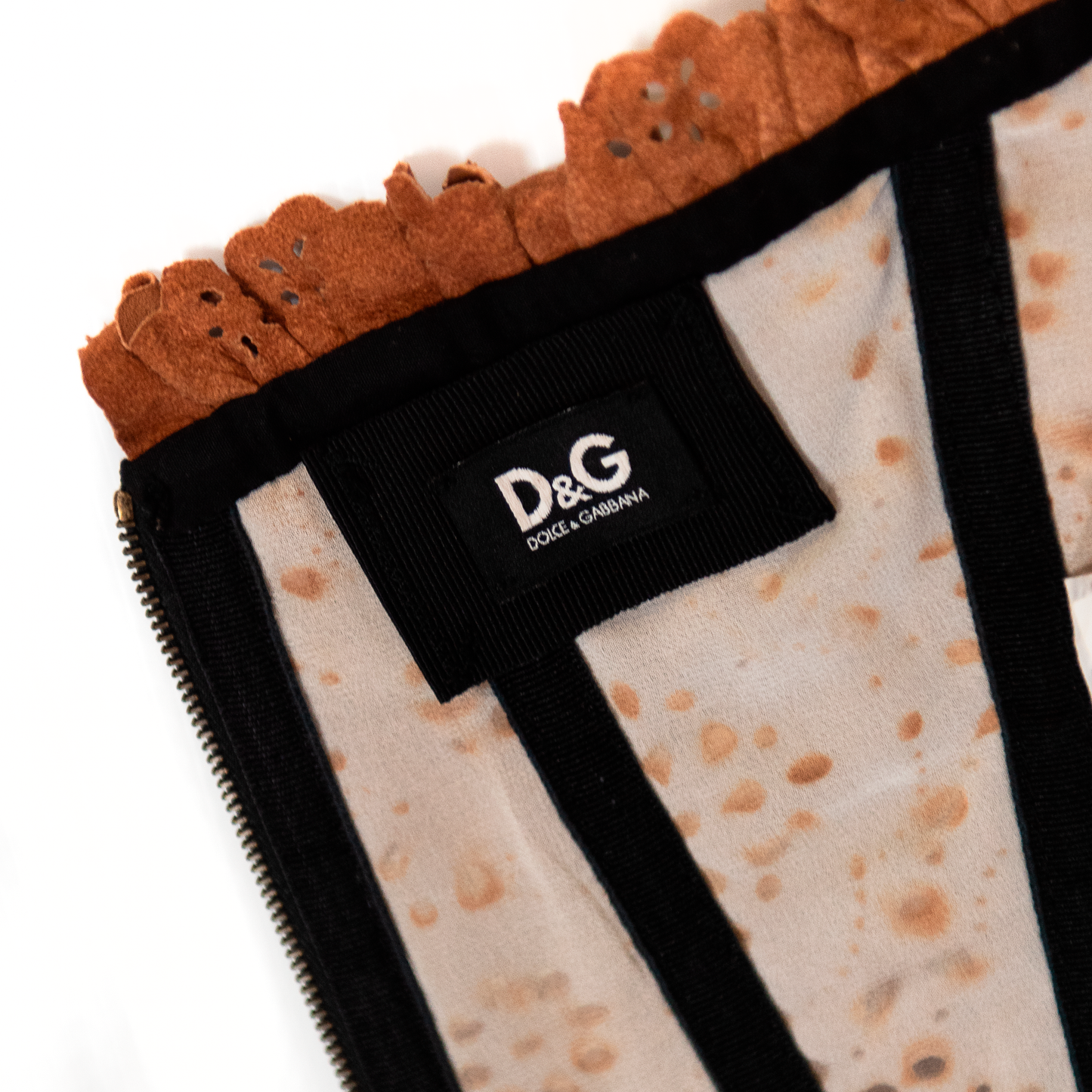 SS 2010 Leather Lace Corset