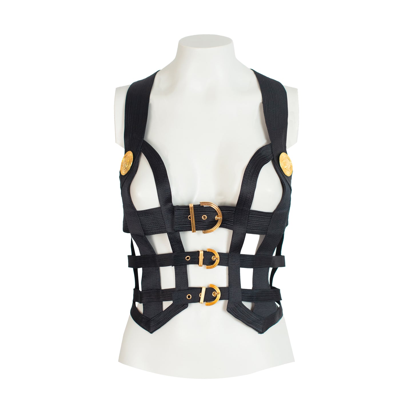 FW 1992 Silk Bondage Corset