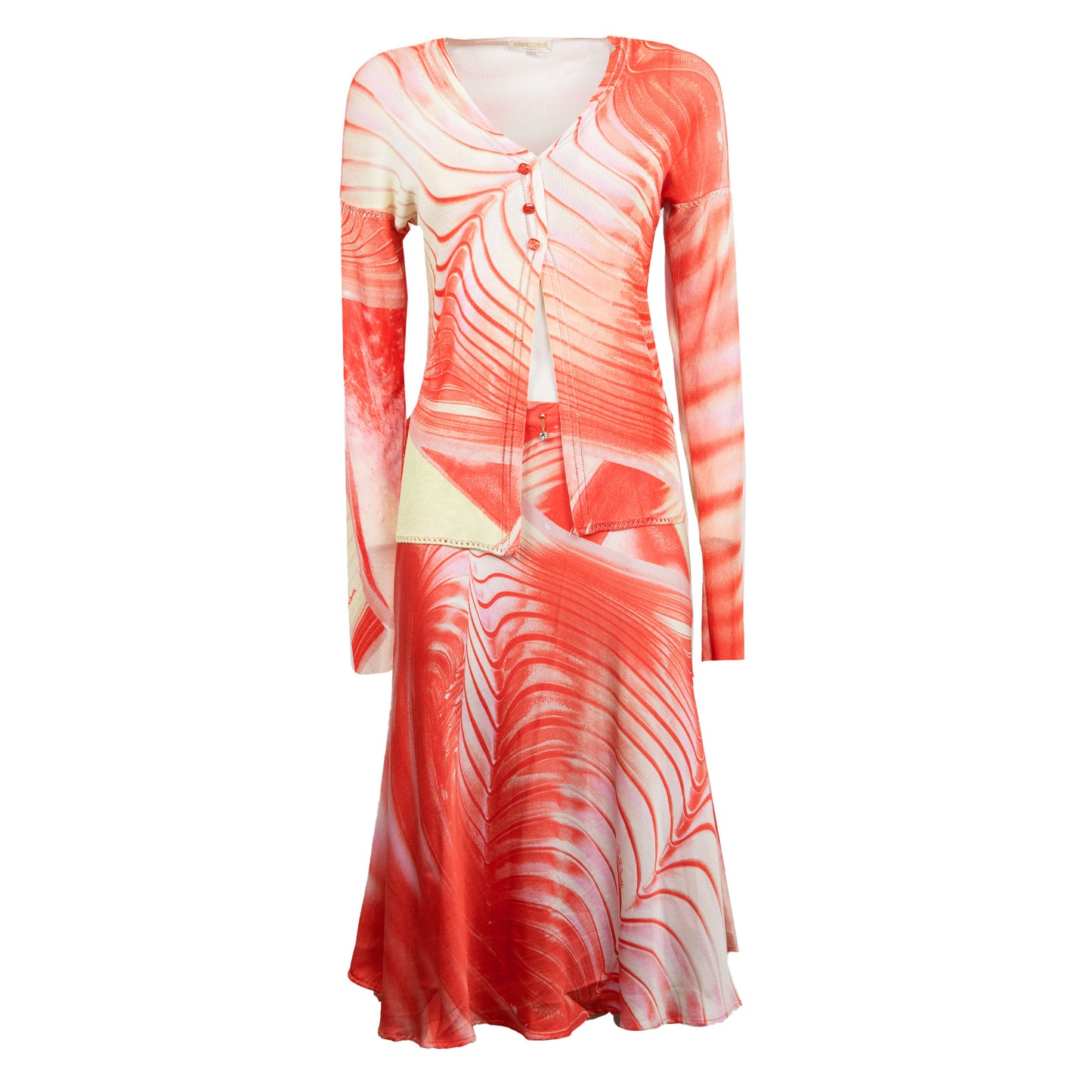 SS 2001 Coral Silk Set