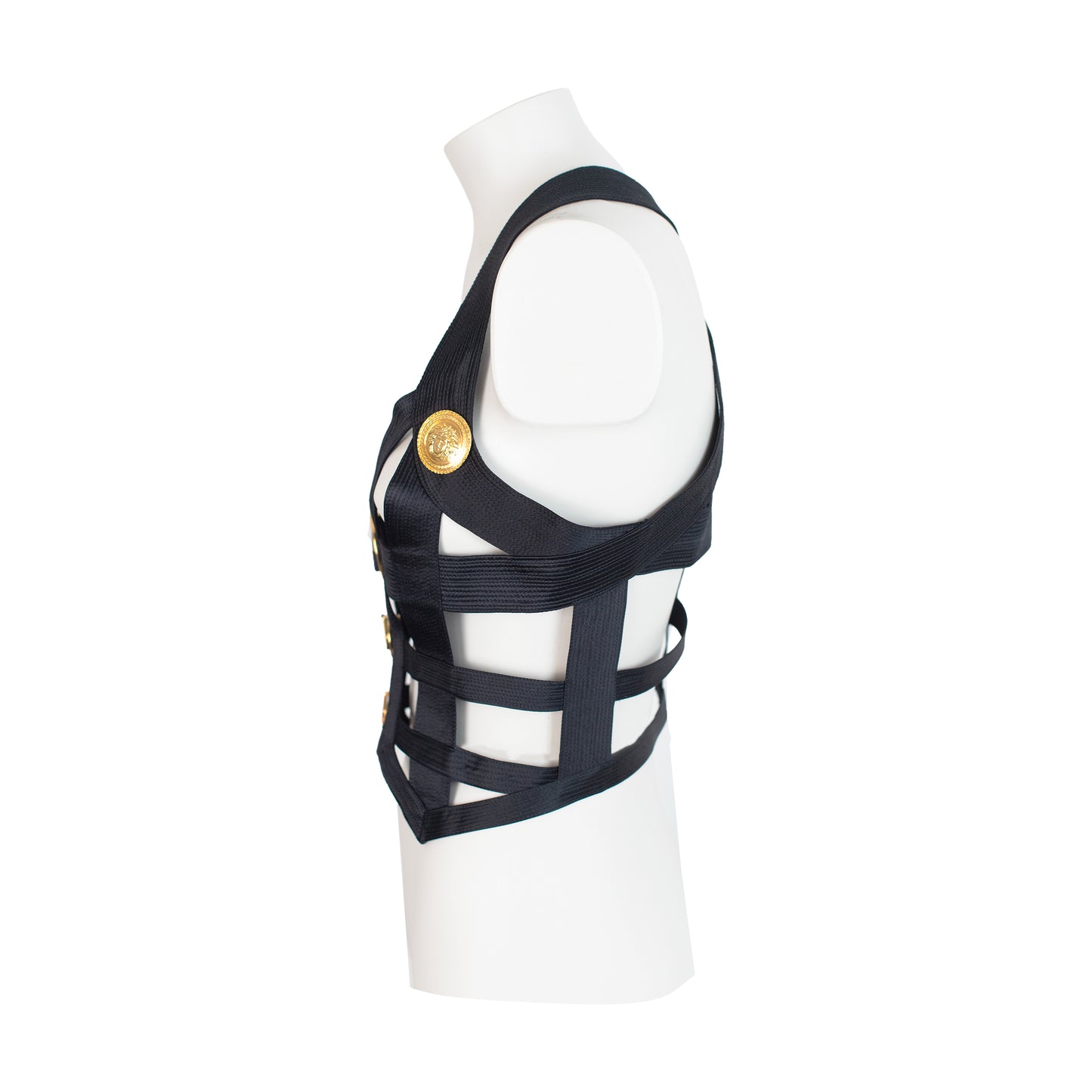 FW 1992 Silk Bondage Corset
