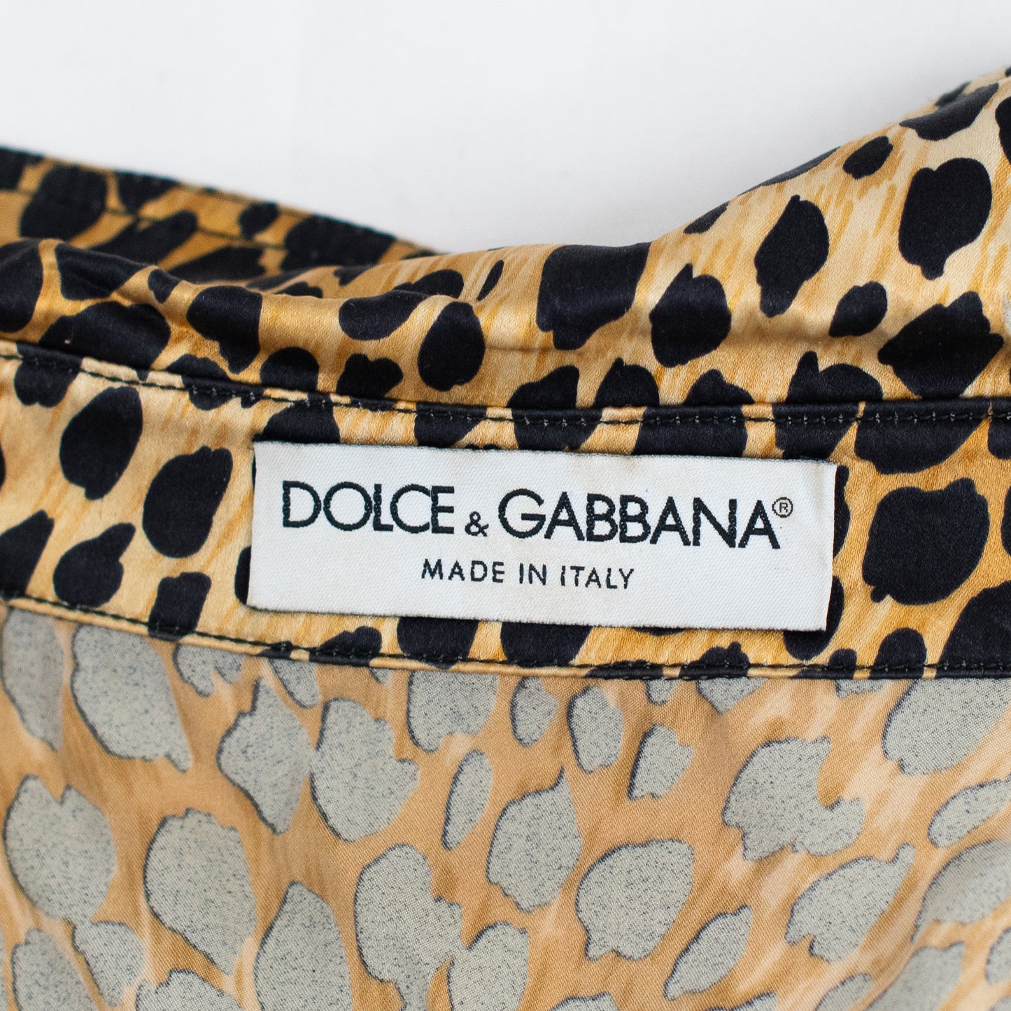 SS 1996 Leopard Corset Shirt