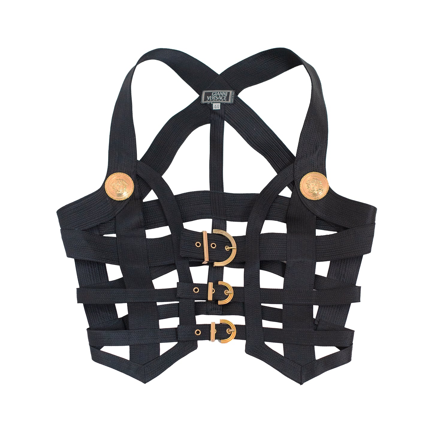 FW 1992 Silk Bondage Corset