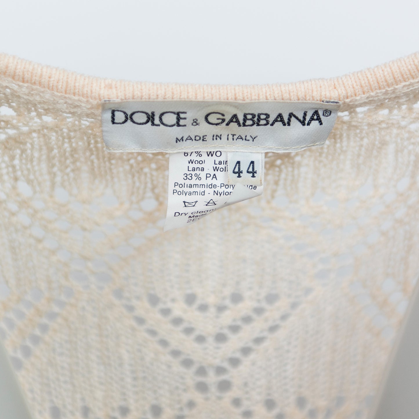 SS 1997 Crochet Cream Set