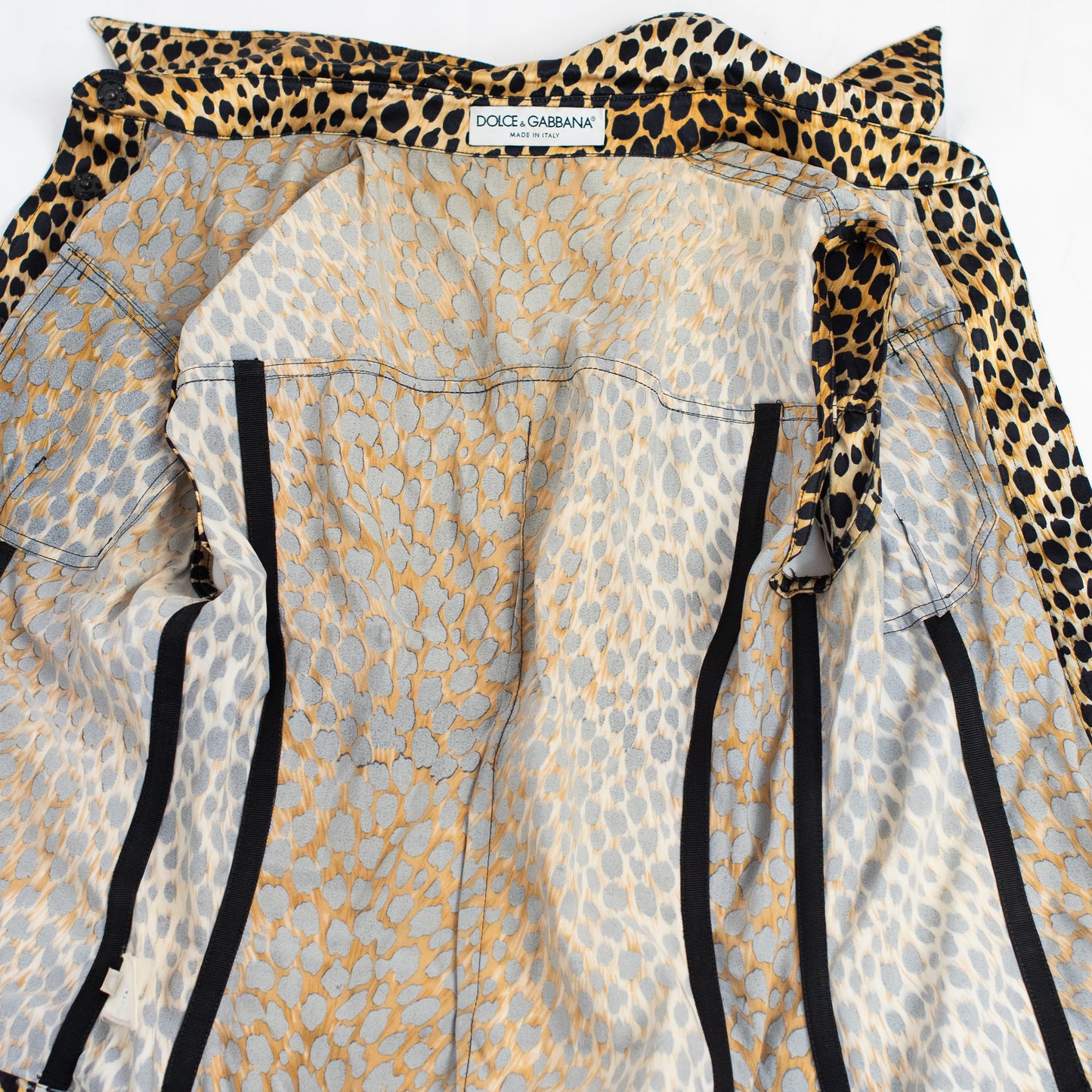 SS 1996 Leopard Corset Shirt
