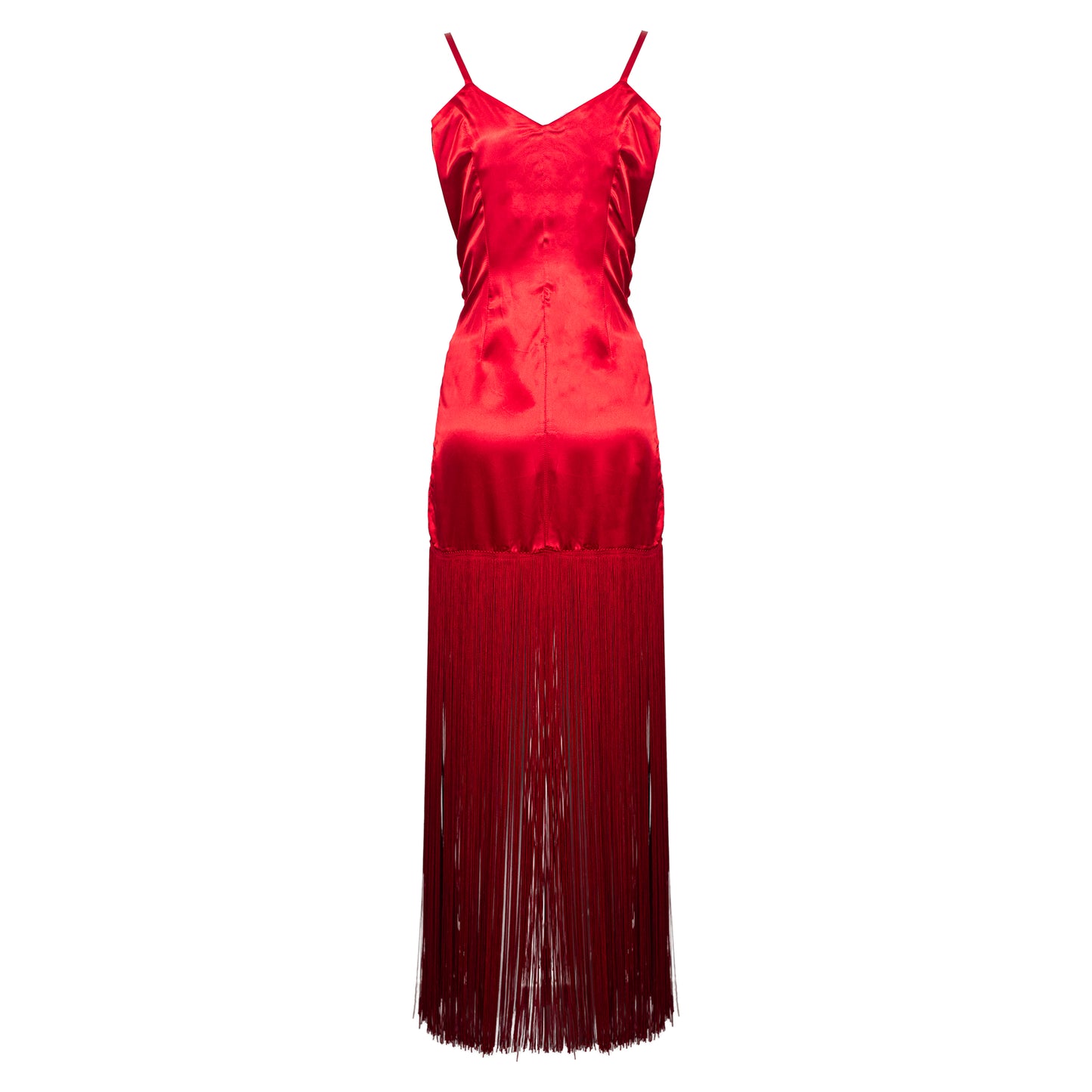 FW 1992 Satin Red Dress