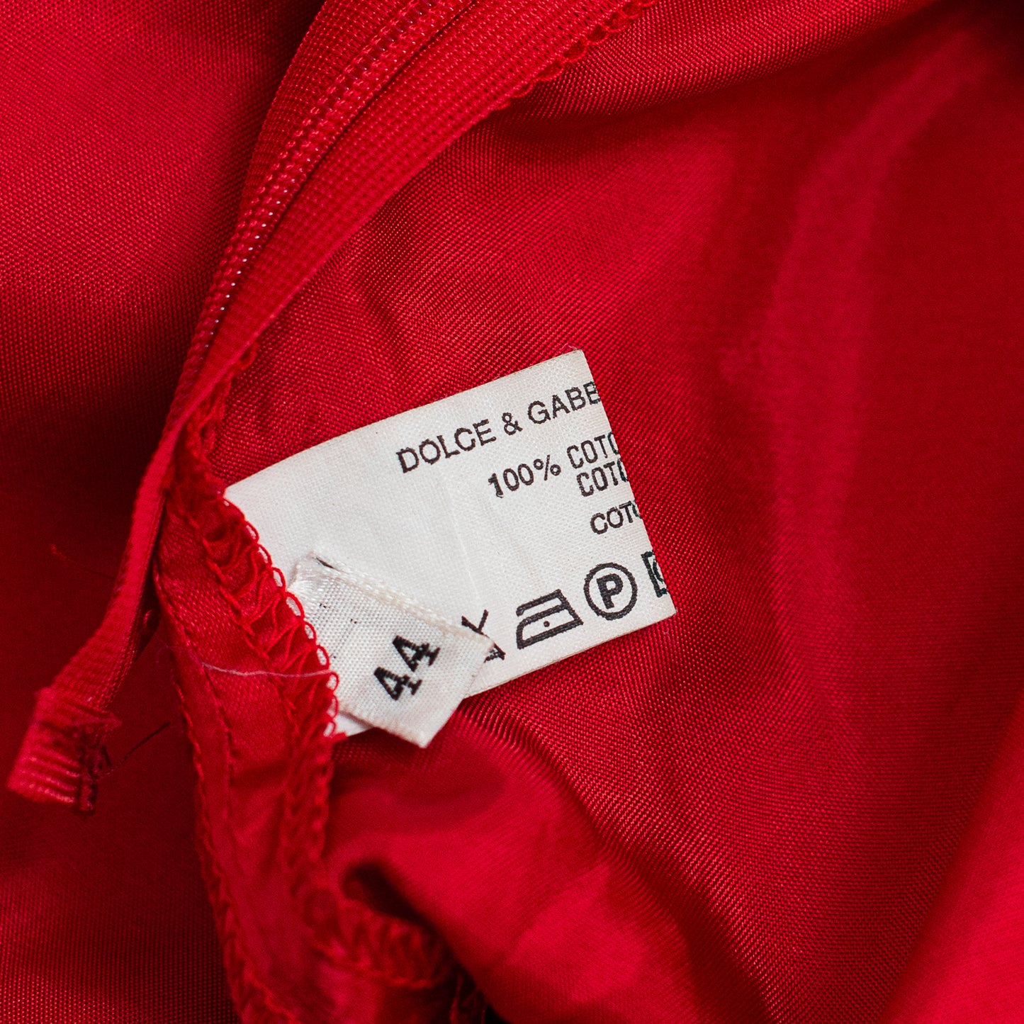 FW 1992 Satin Red Dress