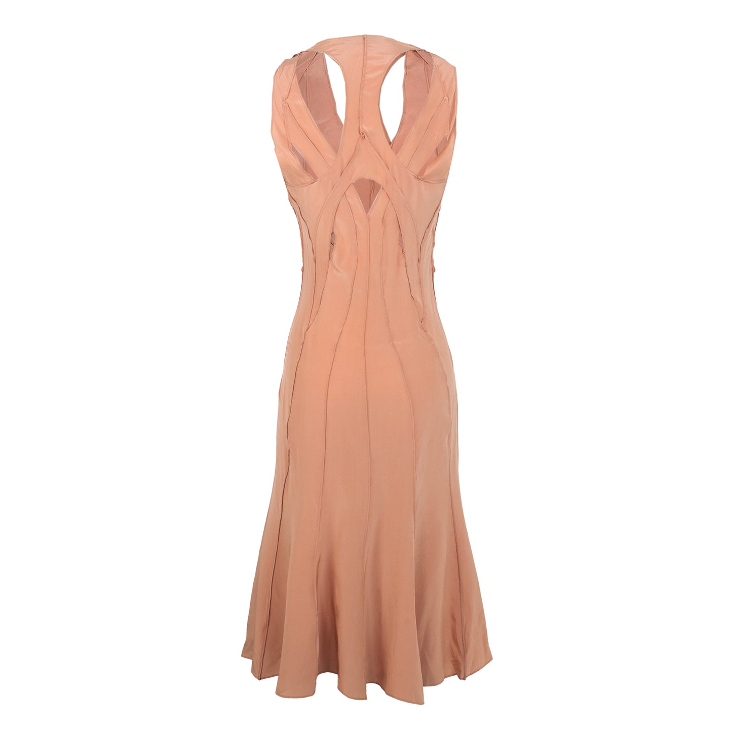 SS 2003 Peach Silk Dress